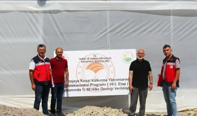 Simav'a jeotermal ısıtmalı 20 dekar modern sera