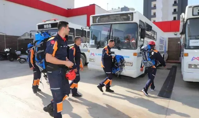 Mersin Büyükşehir Belediyesi'nden deprem tatbikatı
