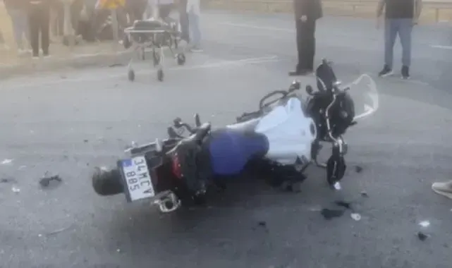 Lüleburgaz-Babaeski yolunda motosiklet otomobile çarptı: 1 ağır yaralı