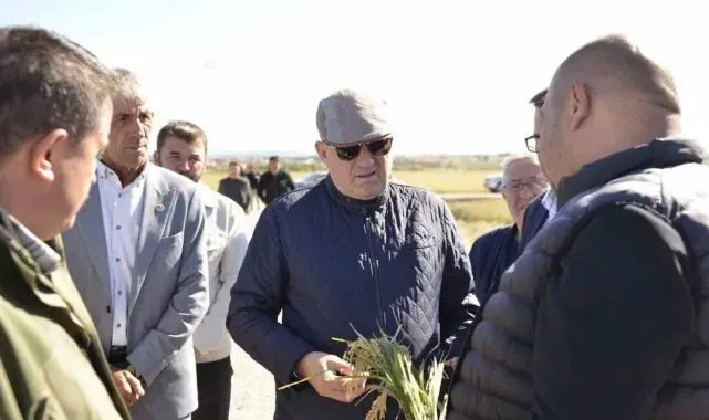 Milletvekili Gider, Biga'da zarar gören tarım arazilerini inceledi