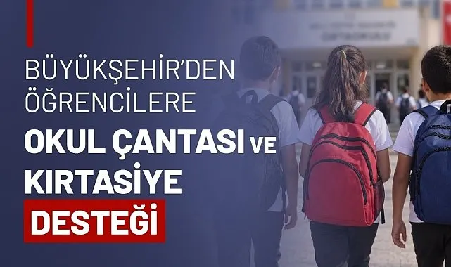 İhtiyaç sahibi öğrencilere okul çantası ve kırtasiye desteği