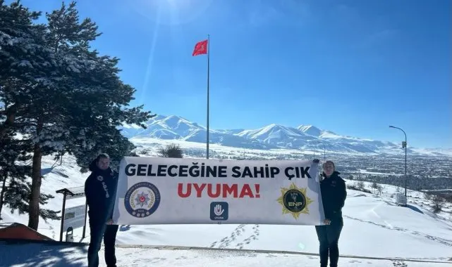 Polisten "Uyuşturucuya DUR de" çağrısı